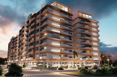 Preventa de Departamentos con Plaza Comercial en Puerto Morelos