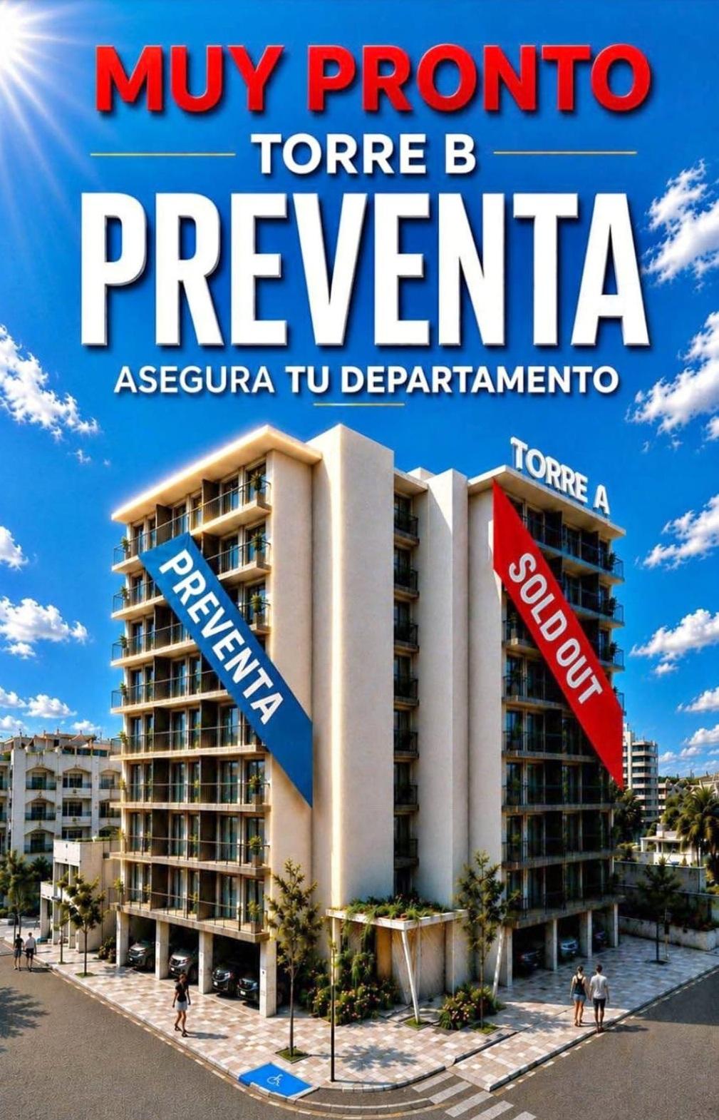 PREVENTA DE DEPARTAMENTOS A UN PRECIO UNICO
