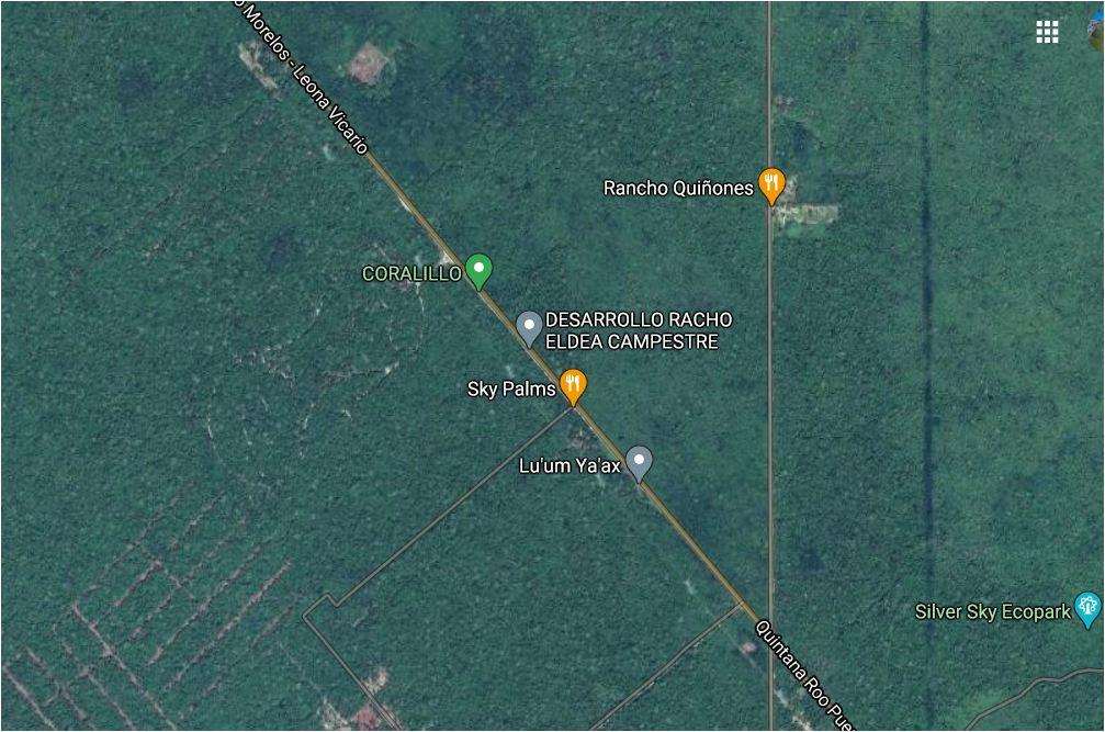 Terreno en la Ruta de los Cenotes, Puerto Morelos