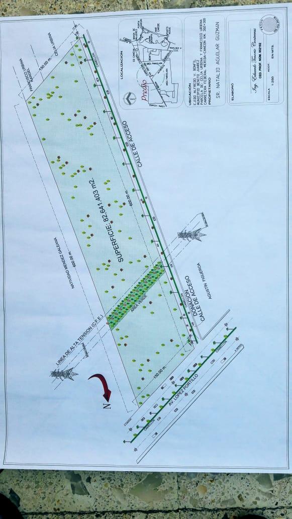 Hectáreas sobre la Avenida Portillo en Cancún