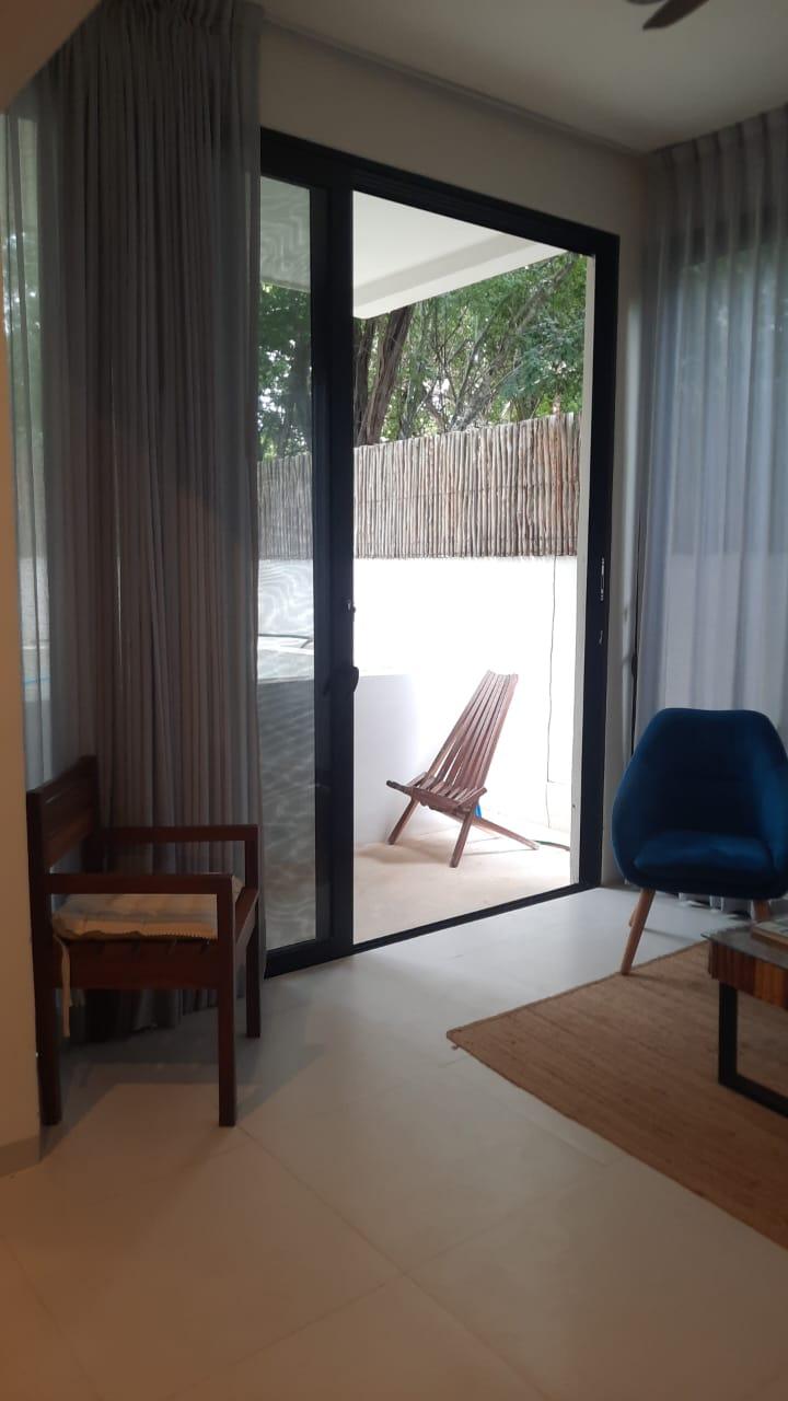 Rento departamento PB en Tulum con alberca privada